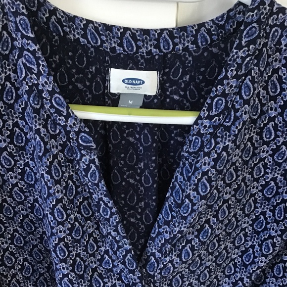 Very pretty old navy blouse - Picture 3 of 3